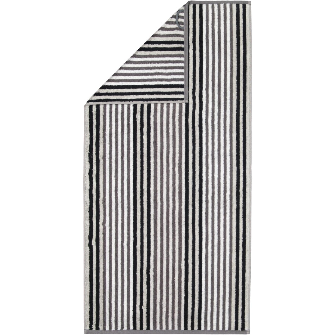 CAWÖ Home Handtücher Delight Streifen 6218 Platin - 77 Duschtuch 70x140 cm, Duschtuch 70x140 cm
