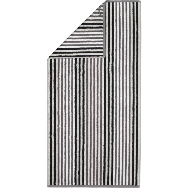 CAWÖ Home Handtücher Delight Streifen 6218 Platin - 77 Duschtuch 70x140 cm, Duschtuch 70x140 cm