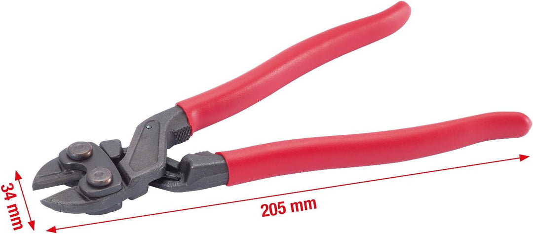 KS Tools 118.0015 Mini Bolzenschneider, selbstlösend, 8"
