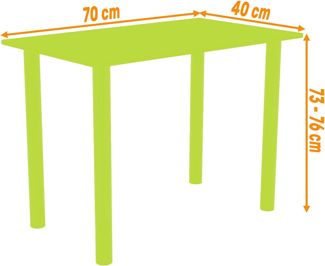 mikon 70x40 | Esszimmertisch - Esstisch - Tisch mit Chrombeinen - Küchentisch - Bürotisch | TRÜFFEL