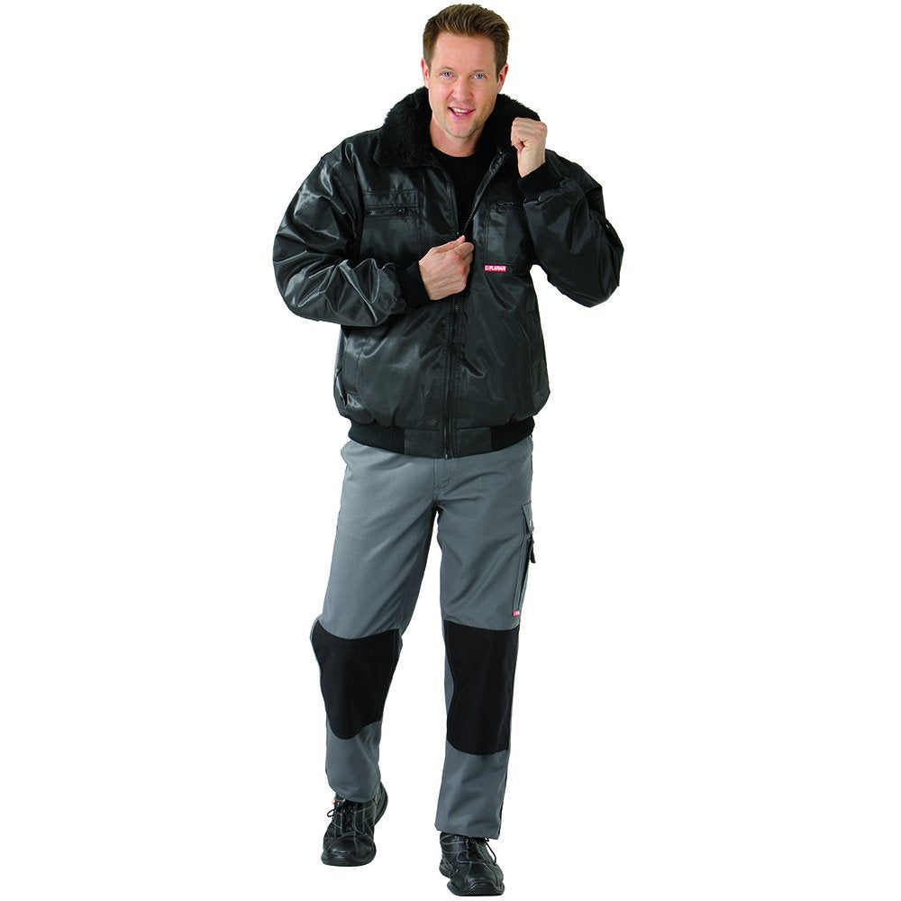 Planam Outdoor Winter Herren Gletscher Comfortjacke schwarz Modell 0358 Grösse XL Schwarz XL, Schwar