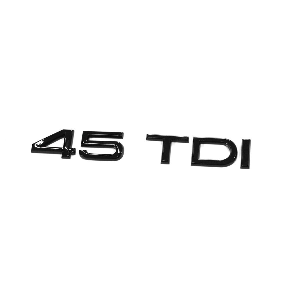 Schriftzug 45 TDI schwarz Tuning Exclusive Black Edition Emblem