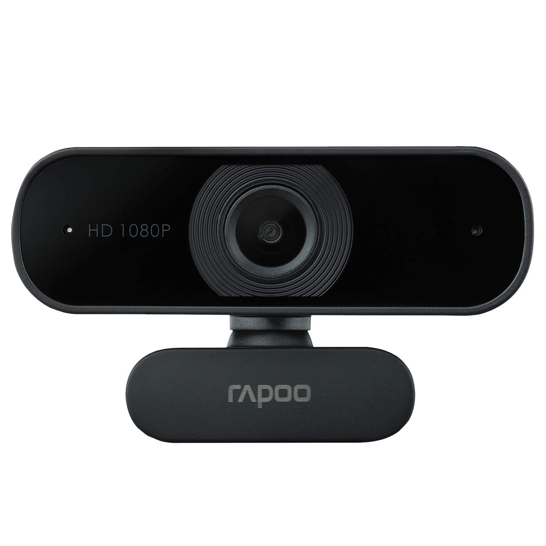 Rapoo XW180 Full HD Webcam 1080p, 80° Sichtfeld, Autofokus, Rauschunterdrückung, USB-Anschluss, für