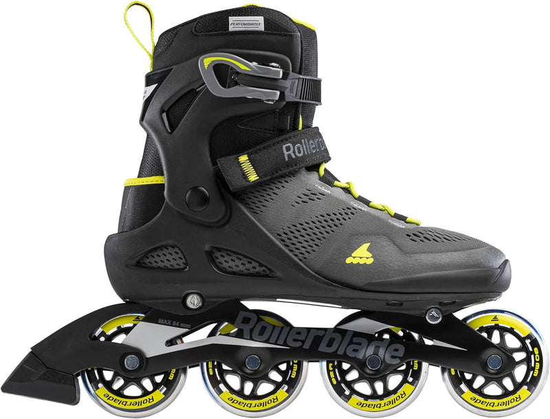 Rollerblade Herren Macroblade 80 275 Black/Lime, 275 Black/Lime