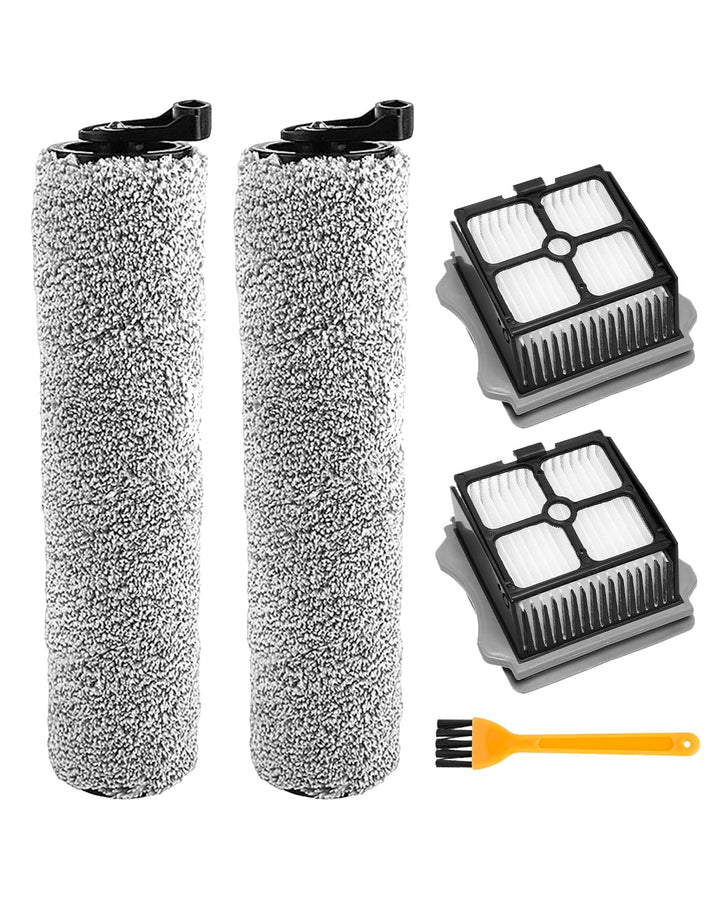 KEEPOW 4 Zubehörset Passend mit Tineco iFloor3 und Floor One S3 Nass-und Trockensauger, 2 HEPA-Filte