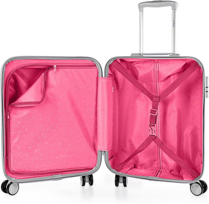 ITACA - Kinderkoffer Koffer Kindertrolley für Reisen mit Leichtgewicht stabilem Design geräumigem In