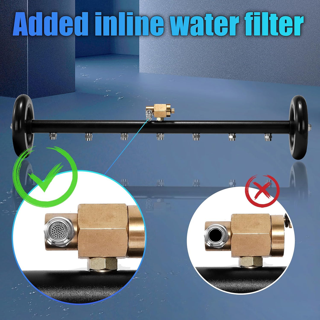 Tool Daily 60 cm 2-in-1 Unterboden-Hochdruckreiniger mit Adapter, kompatibel mit Karcher K2-K7, inkl
