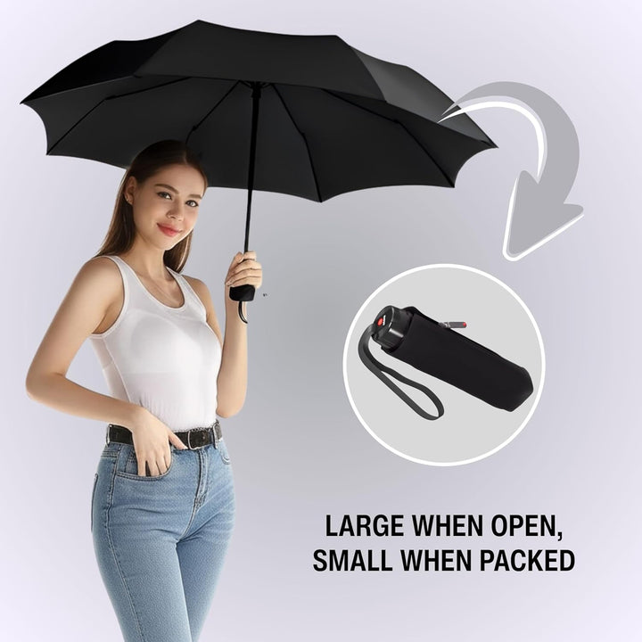 Knirps T.020 Small Manual - Taschenschirm Regenschirm black Einheitsgrösse Schwarz, Einheitsgrösse S