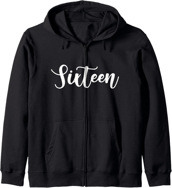 16. Geburtstag Junge Mädchen 16 Jahre 2008 Lustig Geschenk Kapuzenjacke
