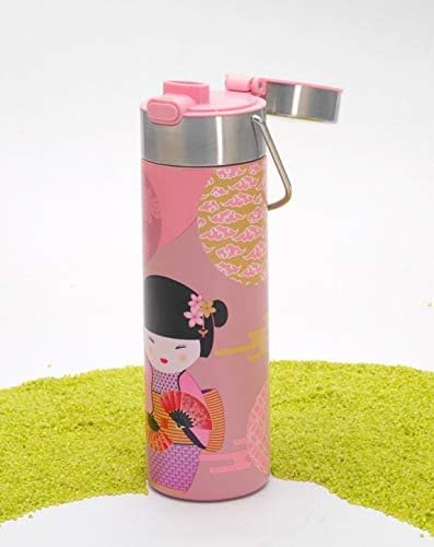 Doppelwandige Edelstahlflasche Leeza New Little Geisha rose 500ml