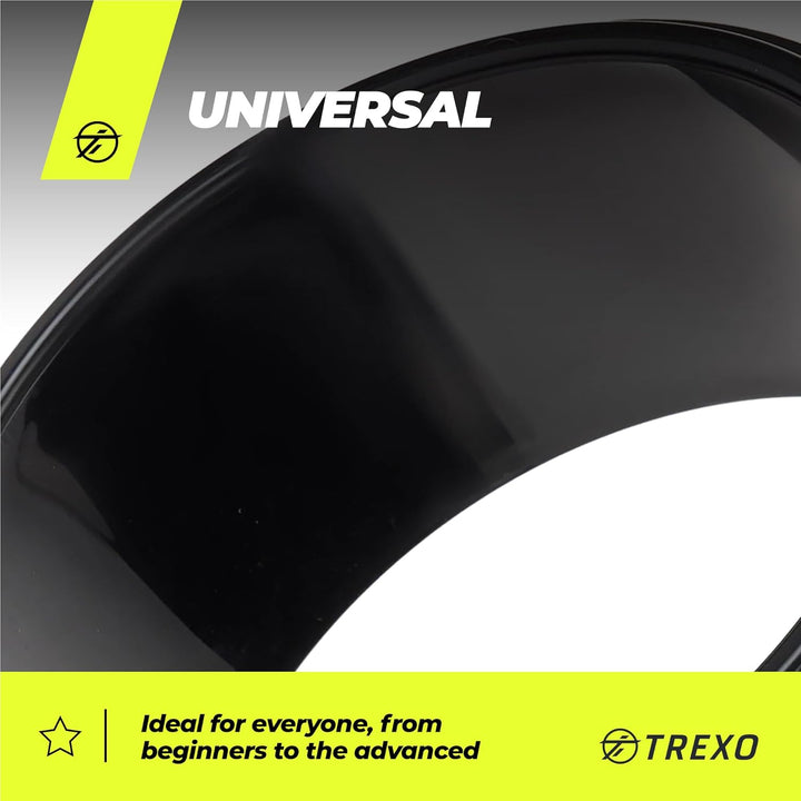 TREXO Yoga Rad Naturkork mit einem Durchmesser von 32 cm und einer Breite von 13 cm in Braun aus 100