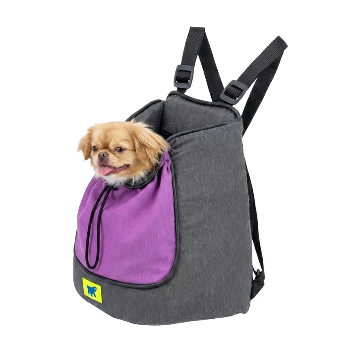 Ferplast Hunderucksack Trip, Katzenrucksack, Transportbox Katze, Hundetasche, verstellbare Gurte, Ko