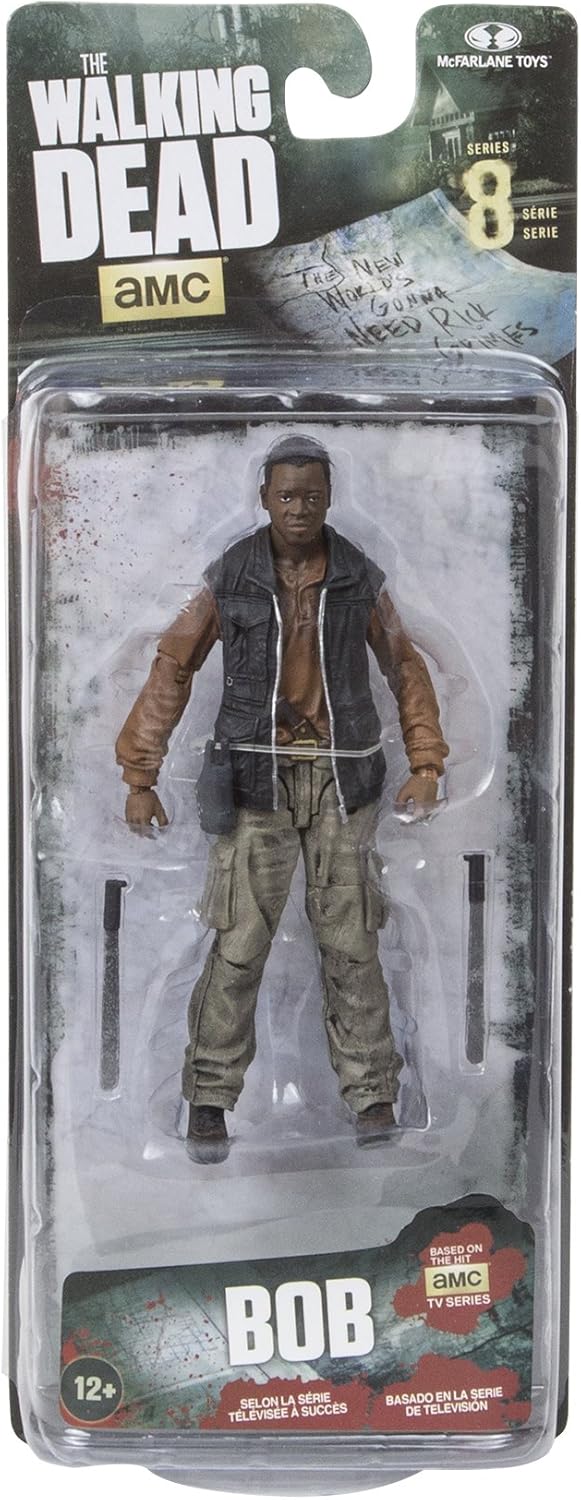 The Walking Dead TV Serie 8 Bob STOOKEY Figur (braun/blau/grau)