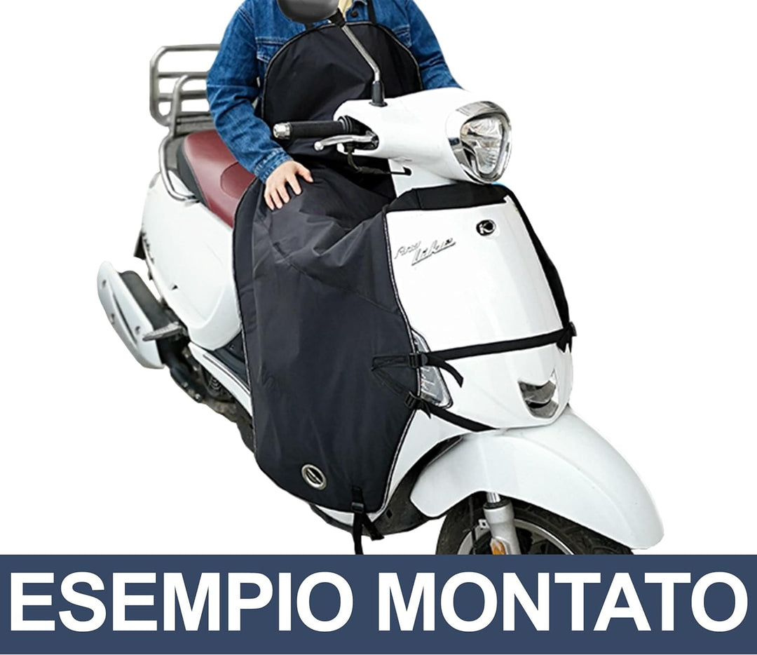 Auto Accessori Lupex Universal-Fusssack für Scooter und Motorrad, verstellbar, wasserdicht und windd
