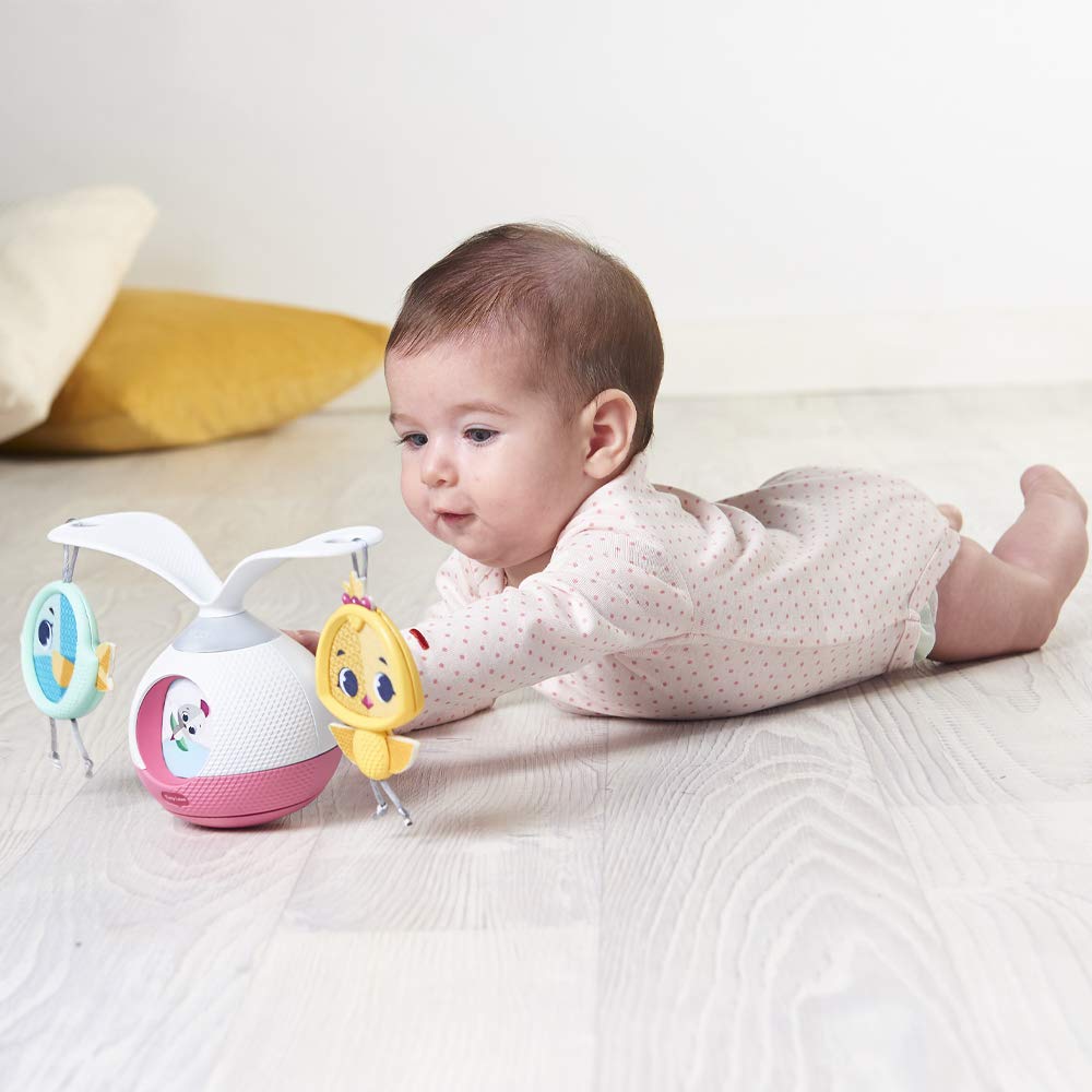 Tiny Love Tummy Time Mobile Entertainer, Toy with Music and Lights, Suitable from Birth, 0M +, Princ