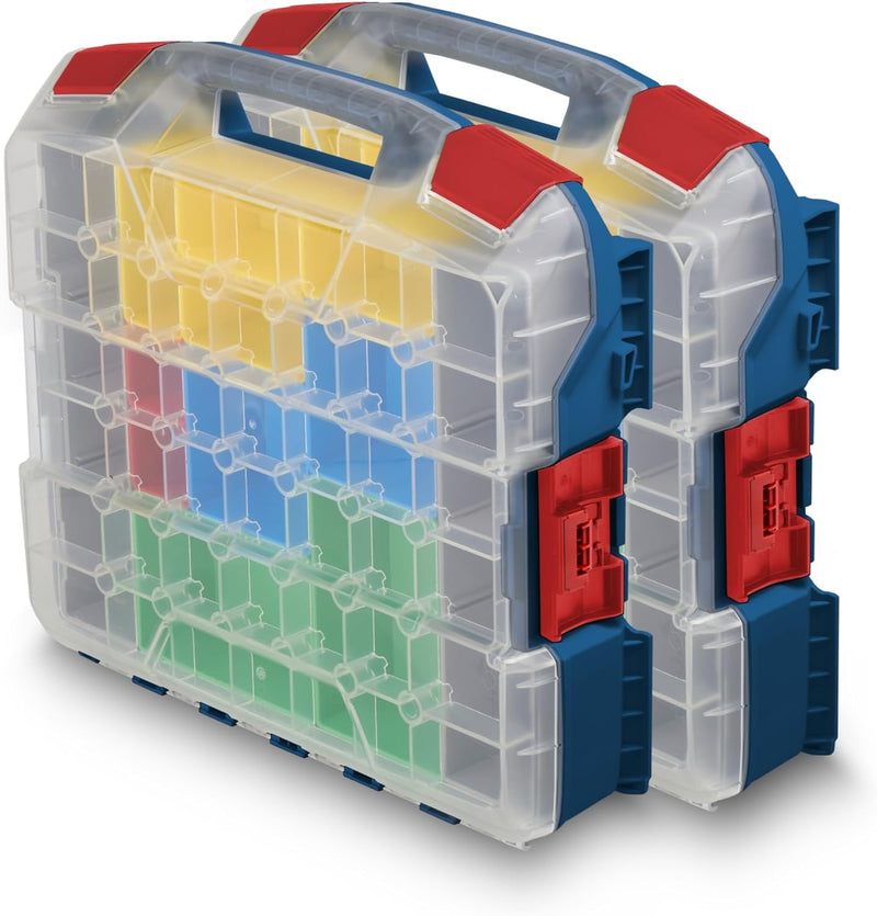 L-BOXX W-BOXX 102 Professional Blau inkl. Insetboxes 2er Set | Sortimentskasten L-Case | Schraubenbo