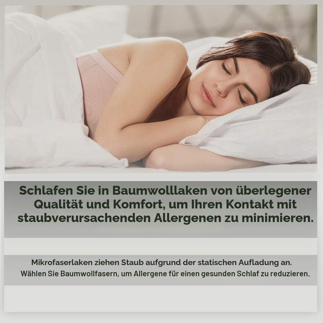 Pizuna Luxuriöser Soft-Satin 2er Pack Kissenbezug 40x80 cm Neues Lila, 600 Fadenzahl Baumwolle Kisse