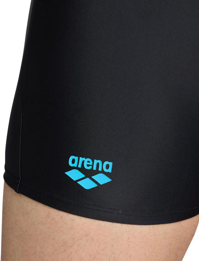 ARENA Herren Men's Dreamy Swim Short Swim Trunks (1er Pack) 50 Black-turquoise, 50 Black-turquoise