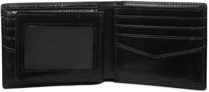 Fossil Herren Reisepasshülle Ryan aus Leder 12,4 cm L x 0,5 cm B x 8,9 cm H Schwarz, Schwarz