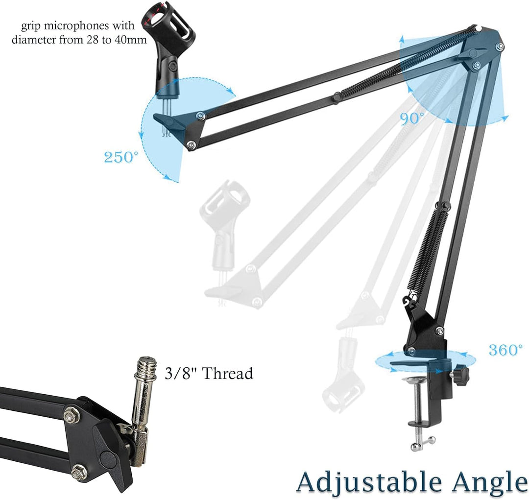Mikrofon Arm, Universeller Mikrofonarm Tisch Mit Shock Mount