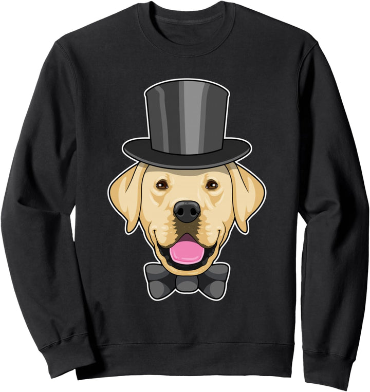 Hund Bräutigam Schleife Hochzeit Sweatshirt