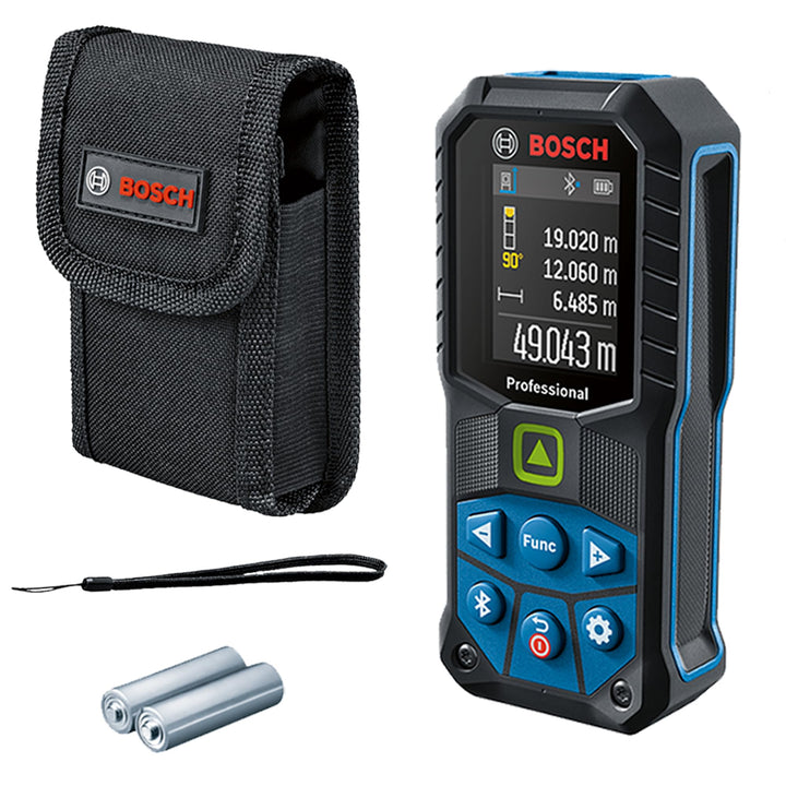 Bosch Professional Laser-Entfernungsmesser GLM 50-27 CG (grüner Laser, Reichweite: bis 50 m, robust,