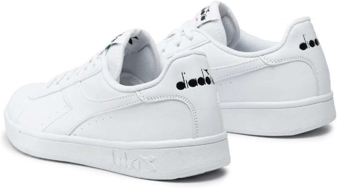 Diadora Damen Step PGymnastikschuh 40 EU Weiss Weiss Schwarz, 40 EU Weiss Weiss Schwarz