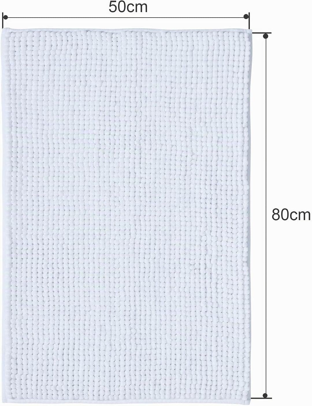 Badematte rutschfest | Als Badteppich Set kombinierbar | Badezimmer-Teppich Bad-Vorleger waschbar au