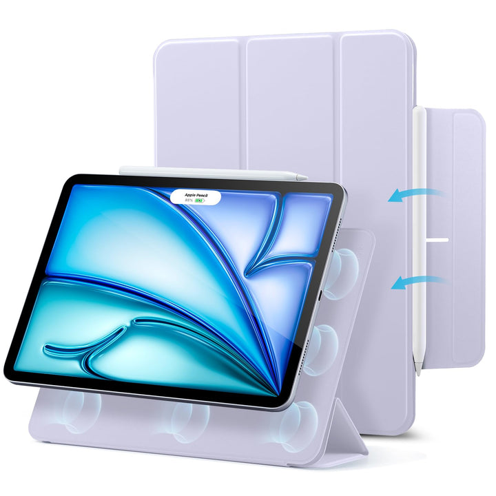 ESR für iPad Air 11 Zoll 2026 Hülle M4/M3/M2, iPad Air 5/4 Hülle (2025/2024/2022/2020) Starke Magnet
