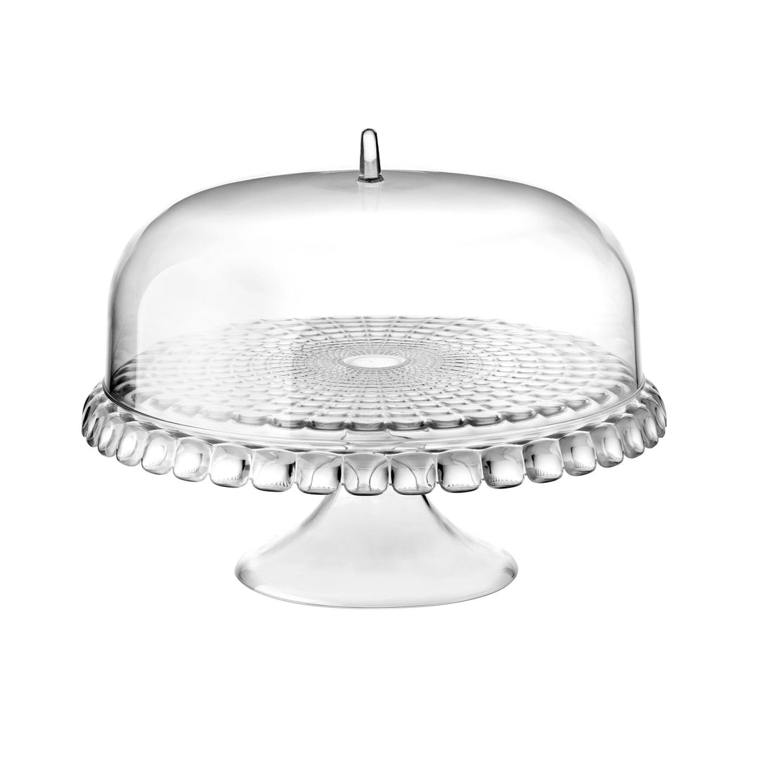 Guzzini - Tiffany, Tortenplatte Mit Fuss Und Haube - Transparent, Ø36 x h28 cm - 19940000, Transpare