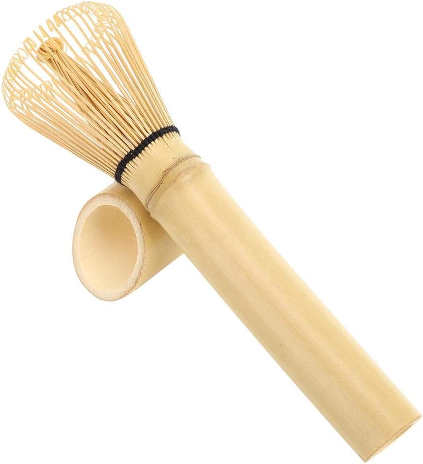 Natürlicher Matcha Schneebesen Set Chasen Matcha Grüntee Schneebesen Langgriff Puderpinsel Werkzeug