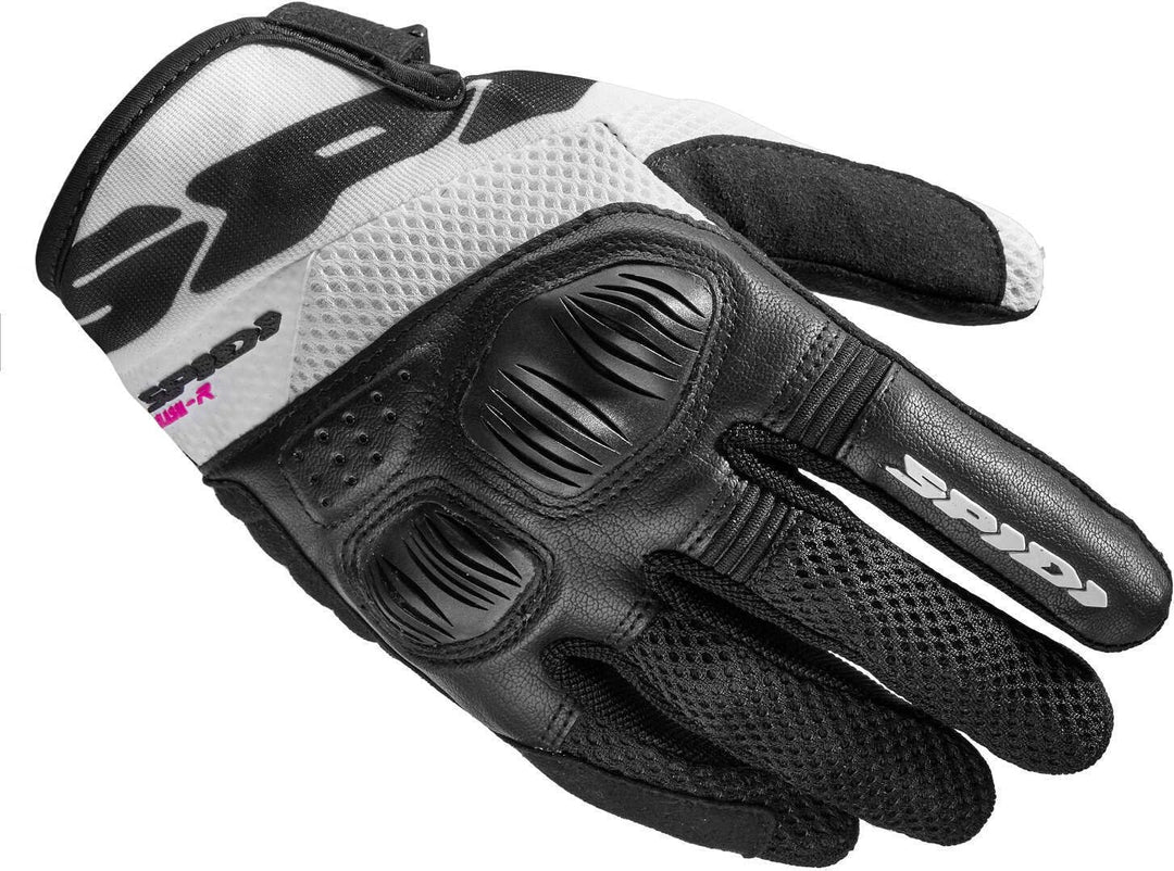 SPIDI, Flash-R Evo Lady, Guanti Moto per Donna, Protettivi e Resistenti, Guanti Moto Estivi Impermea
