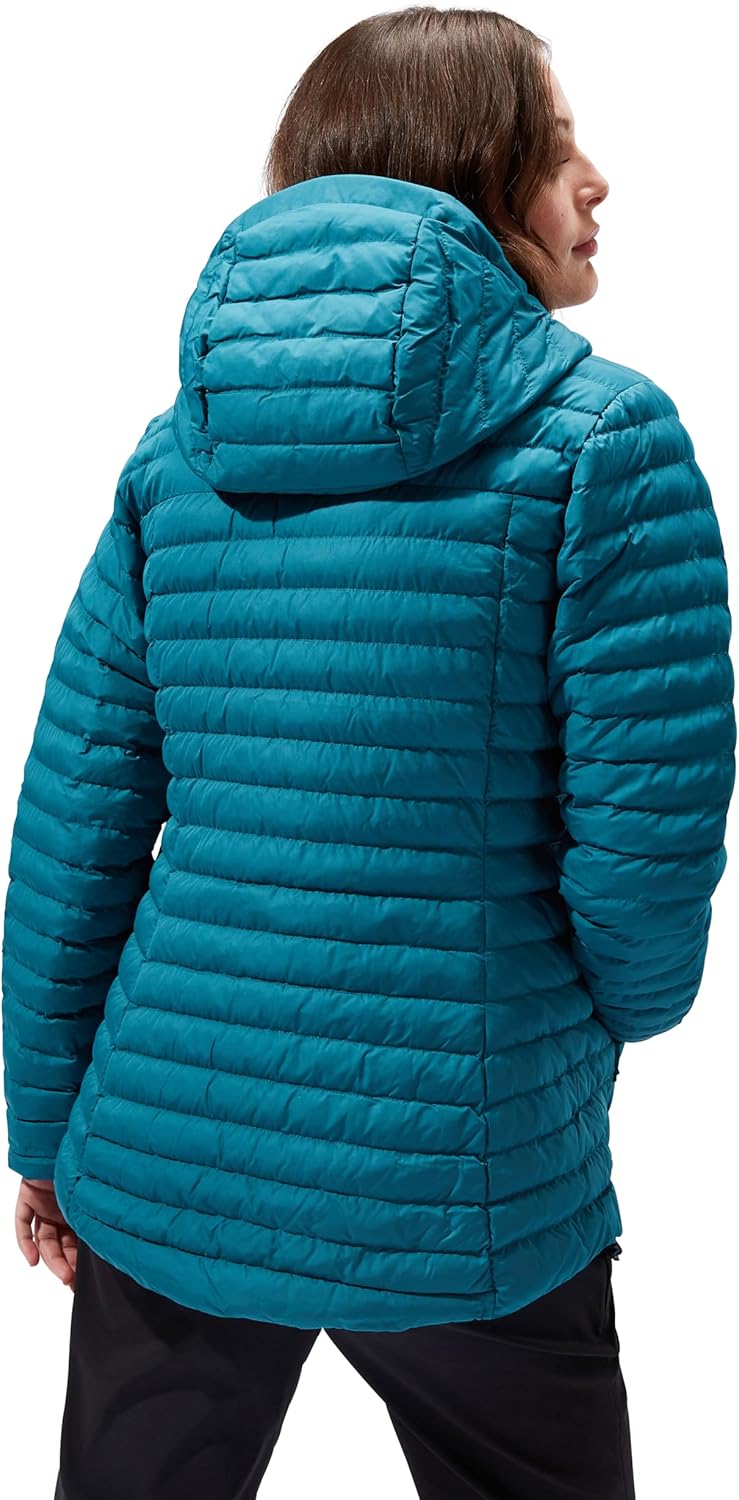 Berghaus Damen Nula 2-in-1-Isolierjacke mit Kapuze für die Schwangerschaft, warm Jacke 38 Deep Ocean