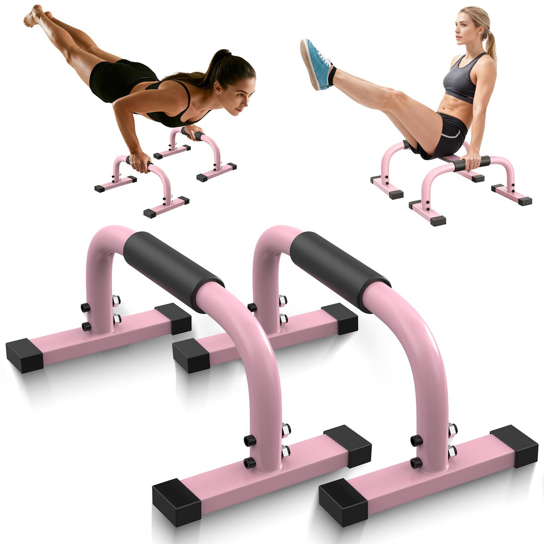 Parallettes Bars, Parallettes Liegestützgriffe Calisthenics, 300Kg/661lbs Push Up Stand Bars Equipme
