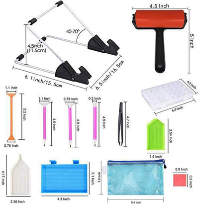 INSANYJ Diamond Painting Zubehör Enthalten LED Leuchttisch, Einstellbare Helligkeit Diamant Painting