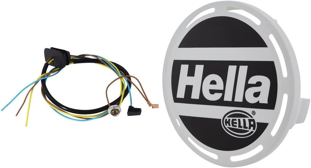 HELLA - Halogen-Fernscheinwerfer - Rallye 4000 Metal - 12V - rund - geschraubt - Flutlicht-Streusche