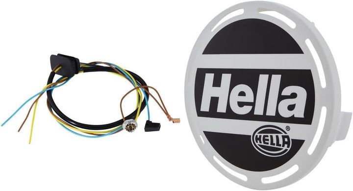 HELLA - Halogen-Fernscheinwerfer - Rallye 4000 Metal - 12V - rund - geschraubt - Flutlicht-Streusche