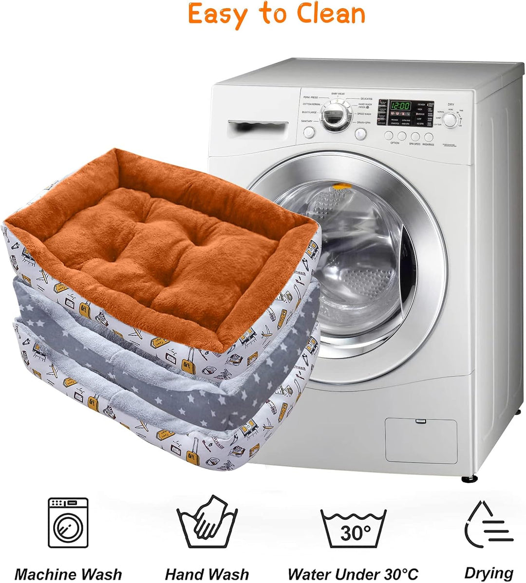 PETCUTE Haustierbett Hundesofa,Waschmaschinenfest Orthopädisches Hundebett für Kleine Hunde,Rutschfe
