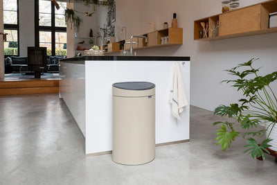 Brabantia - Touch Bin 40L - Grosser Mülleimer für die Küche - Soft-Touch-Öffnung - Entnehmbarer Inne