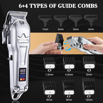 Ufree Haarschneidemaschine für Männer Barber Clippers Set Clippers zum Haarschneiden Haarschneidemas