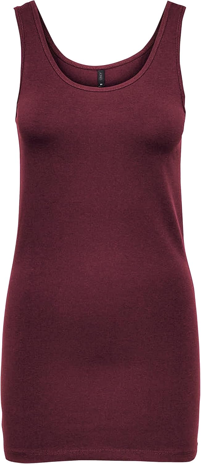 ONLY Damen Onllive Love Long Tank Noos Top
