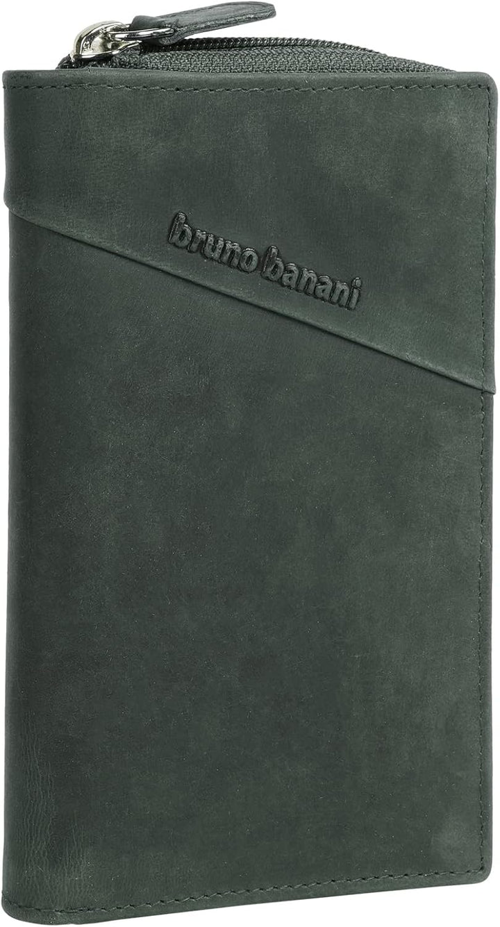 bruno banani Geldbörse Echt Leder grün Damen - 021337, Grün