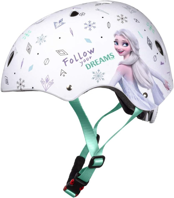 SEVEN POLSKA Mädchen Frozen Skaterhelm, weiss, M