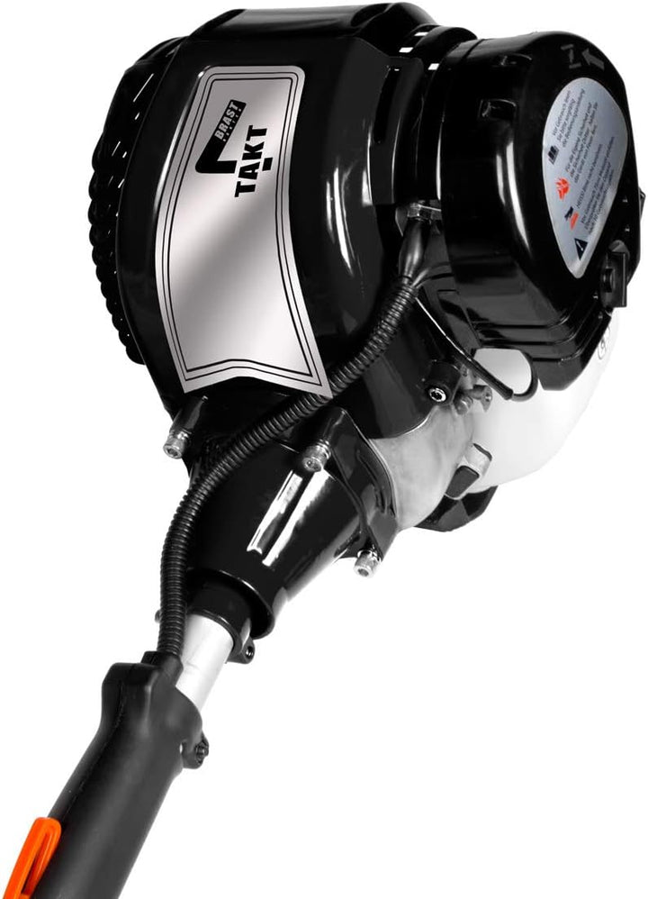 BRAST 4-Takt Benzin 2 in 1 Motorsense Freischneider Sense Rasen-Trimmer Motorsense 2 in 1 Gerät 4-Ta