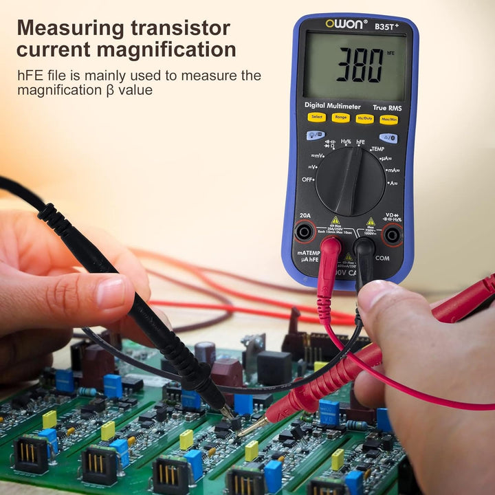 OWON B35T+ Digital Multimeter 6000 Count Auto Ranging Digital True RMS Smart Multimeter mit Bluetoot