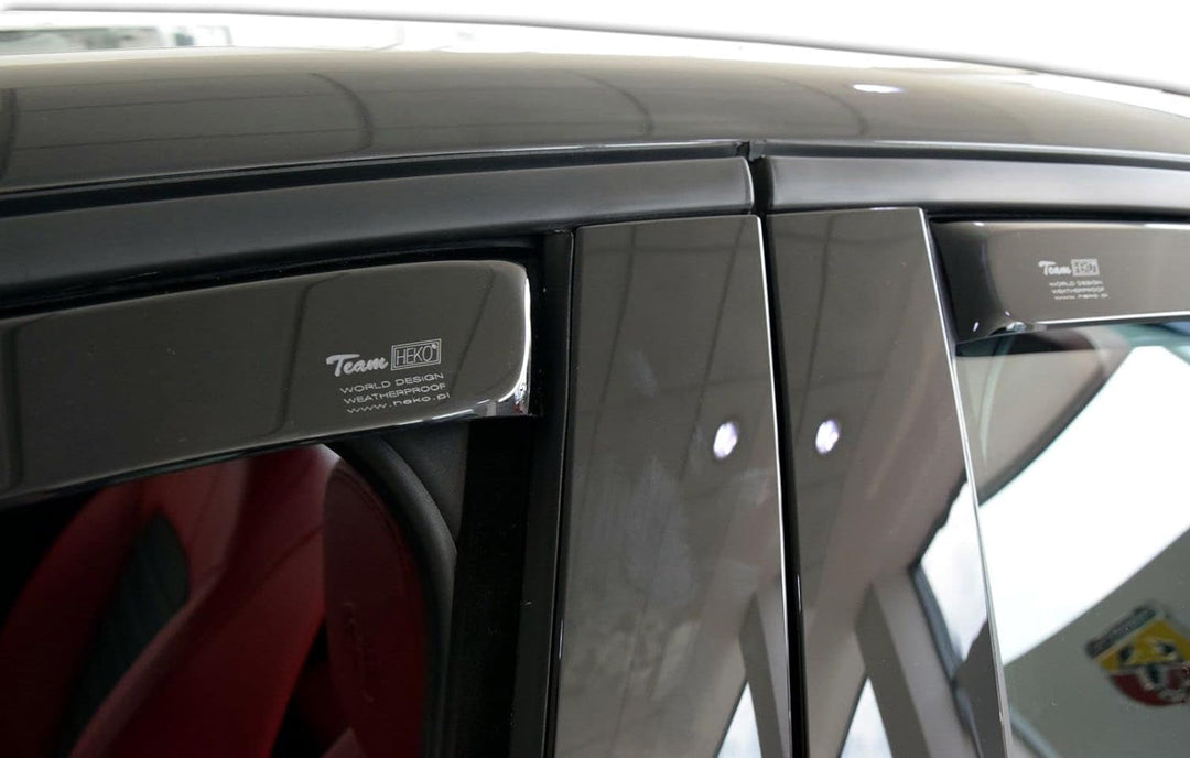 J&J AUTOMOTIVE | Windabweiser Passend Für Giulia 952 ab 2016, Heko Regenabweiser, Schwarz, Getönt, S