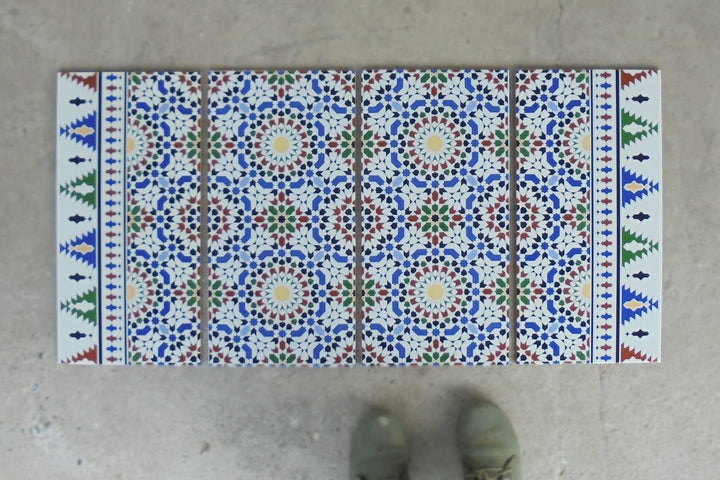 maurische Wandfliesen im Design Tetouan (Bordürenfliese), Bordürenfliese
