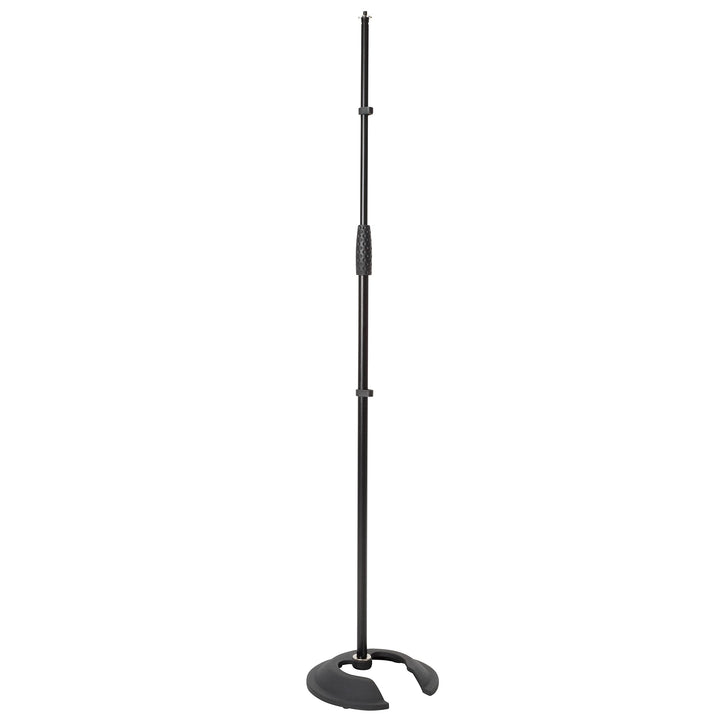 MUSIC STORE MIC 3, Mikrofonstativ, Stapelbares Tellerstativ, Höhenverstellbar 880-1560mm, Gusssockel