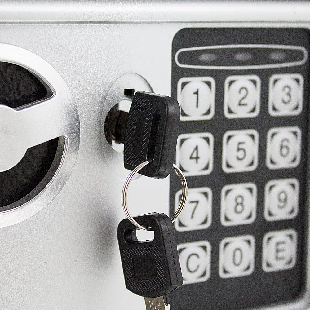 Safe Tresor elektronisch Minisafe Wandtresor Wandsafe Schranktresor Geldschrank Möbeltresor Geldsafe