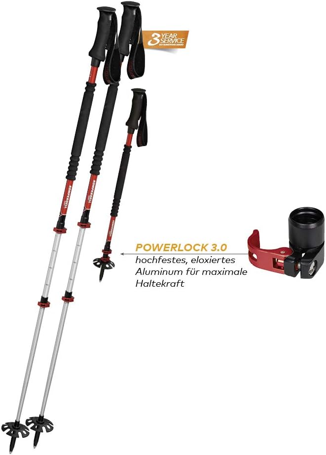 Komperdell Thermo Ascent TI3 Tourenstock, Wanderstock, Trekkingstock, Skistock
